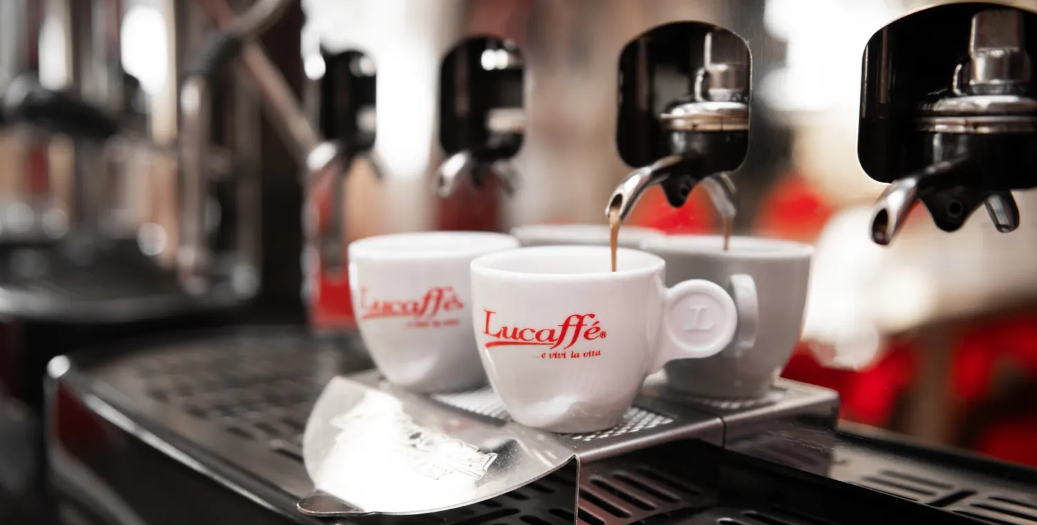 Lucaffè espresso puodeliai ir kavos ruošimas